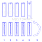 King Ford 302 CID Coyote (Size STD) Performance Coated Main Bearing Set