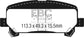 EBC 15+ Chevrolet Colorado 2.5 Yellowstuff Rear Brake Pads