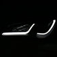 ANZO Projector Headlights With Plank Style Design Black w/Amber 15-16 Toyota Camry (4DR)