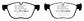 EBC 07-10 BMW X5 3.0 Yellowstuff Front Brake Pads