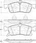 StopTech Street Brake Pads - Front
