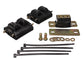 Energy Suspension 73-92 Chevrolet Camaro Black Motor and Transmision Mounts; Zinc Finish