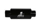 Aeromotive In-Line Filter 10AN 10 Micron Microglass Element Bright-Dip Black 2in OD