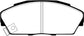 EBC 92-94 Acura Integra 1.7 Vtec Yellowstuff Front Brake Pads