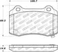 StopTech Performance 10+ Camaro Rear Brake Pads