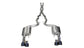 Corsa 18-23 Ford Mustang 5.0L V8 3in Sport Cat-Back Dual Rear Exit w/ 4in Black PVD Pro-Series Tips