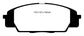 EBC 07-11 Acura CSX (Canada) 2.0 Type S Yellowstuff Front Brake Pads