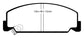 EBC 93-95 Honda Civic Coupe 1.5 DX Redstuff Front Brake Pads