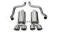Corsa 2005-2007 Chevrolet Corvette C6 6.0L V8 Polished Xtreme Axle-Back Exhaust