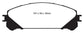 EBC 15+ Lexus NX200t 2.0 Turbo Yellowstuff Front Brake Pads