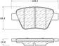 StopTech Performance Volkswagen Rear Brake Pads