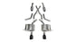 Corsa 2011-2024 Dodge Durango 5.7L V8 Black Sport Dual Rear Cat-Back Exhaust