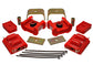 Energy Suspension 73-84 K5 Blazer 4WD Fullsize Red Complete Motor&Trans Mount Set Zinc Finish