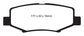 EBC 06-11 Dodge Nitro 3.7 Yellowstuff Rear Brake Pads