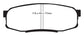 EBC 08+ Lexus LX570 5.7 Yellowstuff Rear Brake Pads
