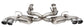 Corsa 2020-24 Corvette C8 3in Valved Cat-Back 4.5in Pol Quad Tips - Fits Factory Perf Exhaust w/ AFM