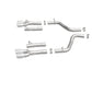 MagnaFlow Axle-Back, SS, 2.5in, Quad Split Rear 3.5in Tip 2015 Dodge Challenger 3.6L V6