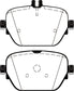 EBC 2019+ Mercedes-Benz CLS53 AMG (C257) 3.0L Turbo Redstuff Rear Brake Pads