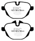 EBC 11+ BMW X3 2.0 Turbo (F25) Redstuff Rear Brake Pads