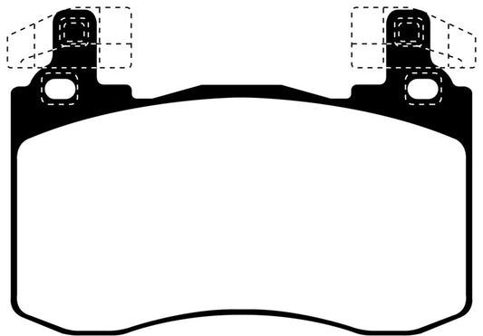 EBC 2019+ Genesis G70 2.0L Turbo (Brembo) Greenstuff Front Brake Pads
