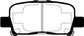 EBC 00-02 Acura MDX 3.5 Greenstuff Rear Brake Pads