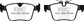 EBC 2016+ Jaguar F-Pace 2.0L TD (180) Yellowstuff Rear Brake Pads
