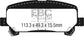 EBC 15+ Chevrolet Colorado 2.5 Yellowstuff Rear Brake Pads
