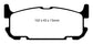 EBC 04-05 Mazda Miata MX5 1.8 (Sports Suspension) Yellowstuff Rear Brake Pads