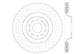 StopTech Slotted & Drilled Sport Brake Rotor