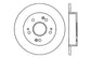 StopTech 06-09 Honda Civic Ex/Si Slotted & Drilled Left Rear Rotor