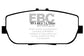 EBC 06-15 Mazda Miata MX5 2.0 Redstuff Rear Brake Pads