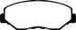 EBC 13-15 Acura ILX 1.5 Hybrid Ultimax2 Front Brake Pads