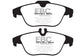 EBC 12-14 Mercedes-Benz C250 (W204) 1.8 Turbo Yellowstuff Rear Brake Pads