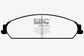 EBC 13-14 Chrysler 200 3.6 Redstuff Front Brake Pads