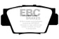 EBC 91-96 Acura NSX 3.0 Yellowstuff Rear Brake Pads