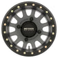 Method MR401 UTV Beadlock 15x7 / 4+3/13mm Offset / 4x156 / 132mm CB Titanium Wheel- Matte Black Ring