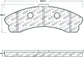 StopTech Performance 06-09 Chevrolet Corvette Z06 Front Brake Pads