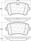 StopTech Street Brake Pads - Rear