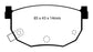 EBC 99-01 Hyundai Elantra 2.0 Yellowstuff Rear Brake Pads
