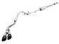 AWE Tuning 4th Gen GM 1500 5.3L 0FG Catback Dual Side Exit (Flat Bumper) - Diamond Tips