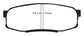 EBC 08+ Lexus LX570 5.7 Greenstuff Rear Brake Pads