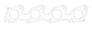 Cometic Nissan KA24DE 91-98 Exhaust .030 inch MLS Head Gasket 1.575 inch SQUARE Port