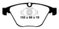 EBC 08-10 BMW M3 4.0 (E90) Redstuff Front Brake Pads