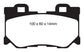 EBC 08-13 Infiniti FX50 5.0 Yellowstuff Rear Brake Pads