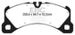 EBC 14+ Porsche Macan (Cast Iron Rotors only) 3.0 Twin Turbo Yellowstuff Front Brake Pads