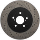 StopTech 02-10 Subaru WRX Slotted & Drilled Right Front Rotor (exc. STi)