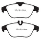 EBC 12-14 Mercedes-Benz C250 (W204) 1.8 Turbo Yellowstuff Rear Brake Pads