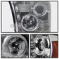 Spyder Dodge Ram 1500 09-14 10-14 Projector Headlights Halogen- LED Halo LED- Smke PRO-YD-DR09-HL-SM