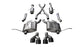 Corsa 2014-2021 Jeep Grand Cherokee Summit Edition Black 2.5in Dual Rear Exit Cat-Back Exhaust