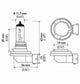 Hella Optilux H11 55W XY Extreme Yellow Bulbs (Pair)